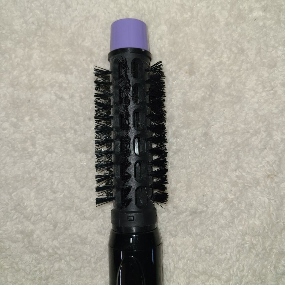 Conair Supreme Black/Purple 2-in-1 Hot Air Curling Brush Dryer - Picture 4 of 10